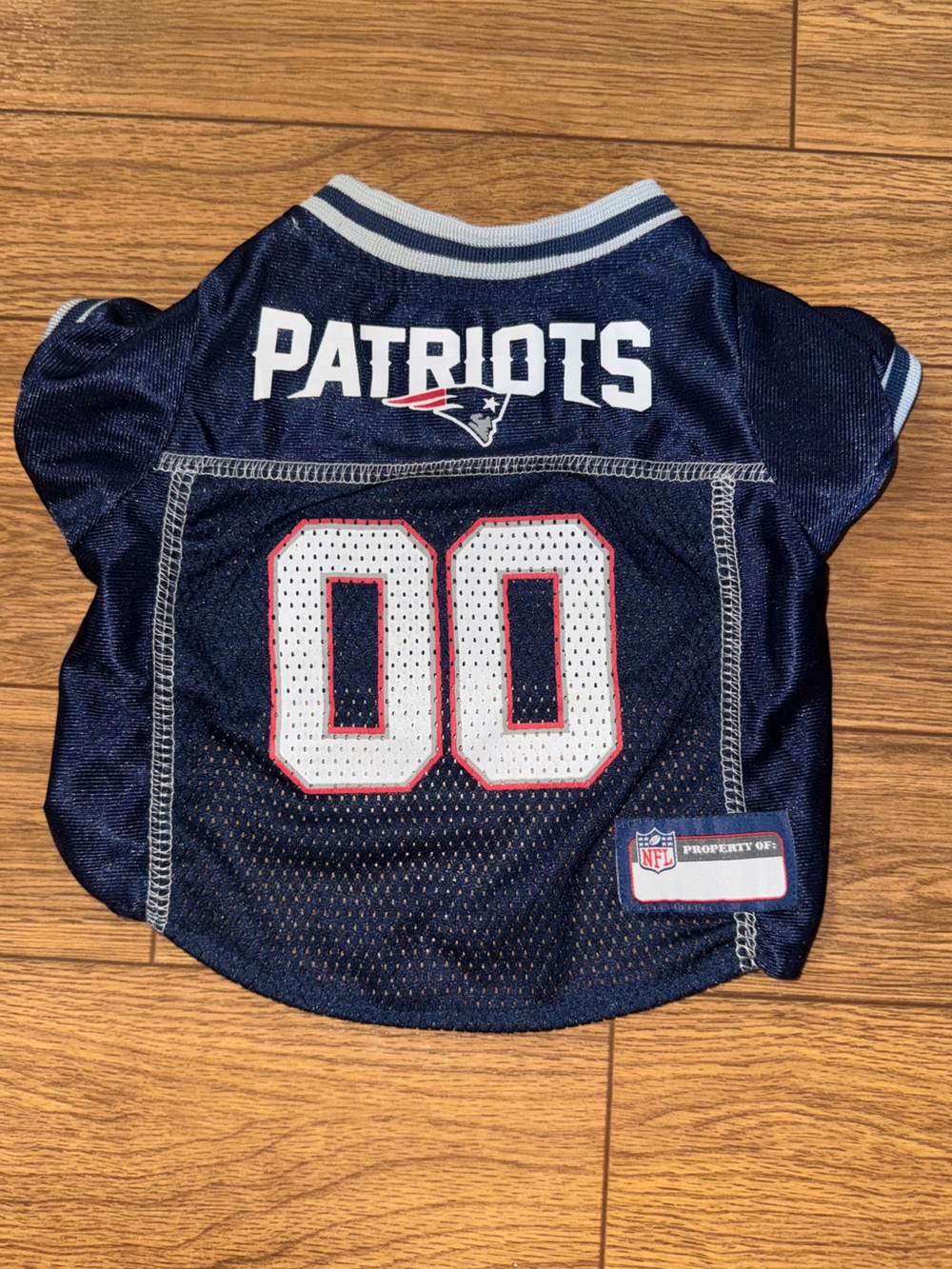 Patriots jersey material Small Dog shirt